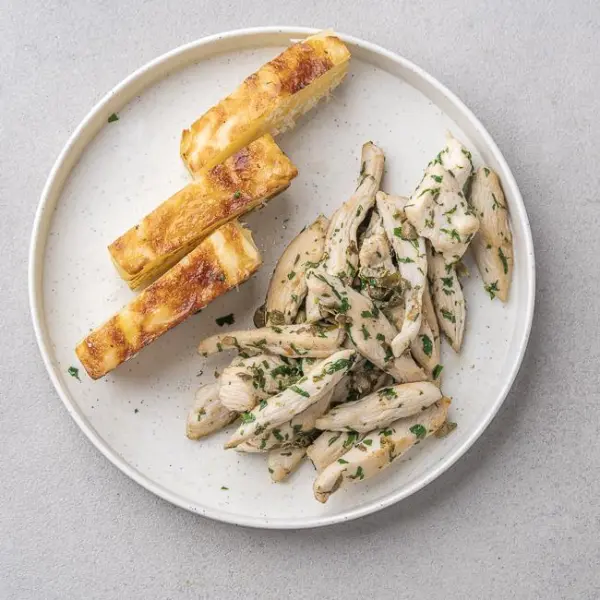 Beurre Noisette Caper Chicken with Potatoes Anna