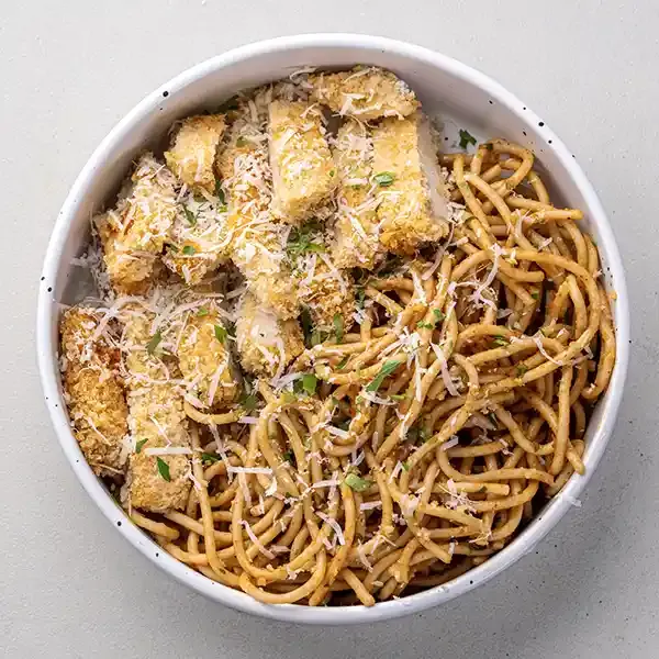 Baked Chicken Parmesan With Durum Wheat Spaghetti