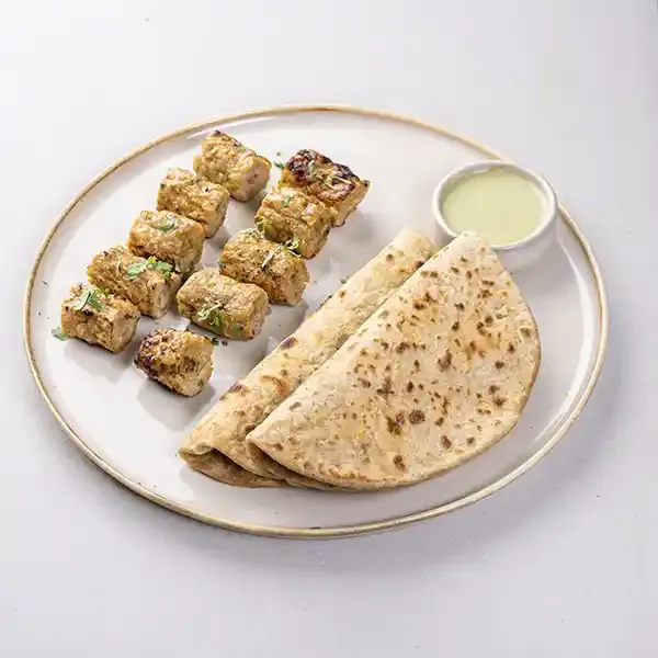 Bihari Chicken Reshmi Kebab With Sattu Paratha