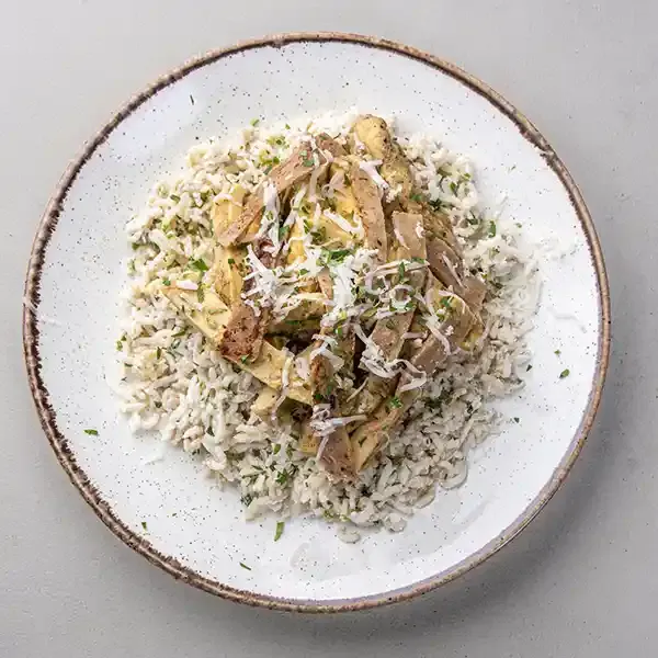 Chicken Saltimbocca With Creamy Brown Rice