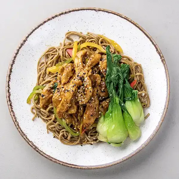 Chicken Teriyaki With  Buckwheat Noodle