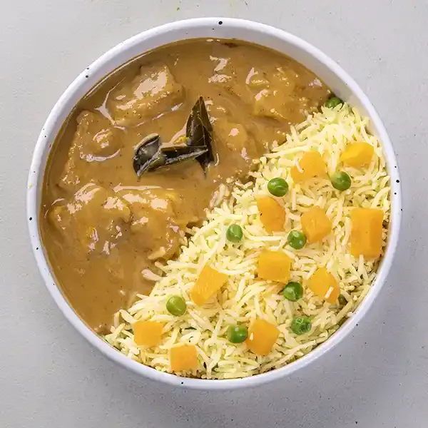 Coconut Lime Fish Moilee With Pumpkin Pilaf
