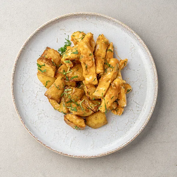 Emirati Grilled Chicken With Batata Harra