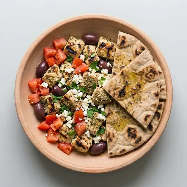 Greek Souvlaki Chicken With Pita