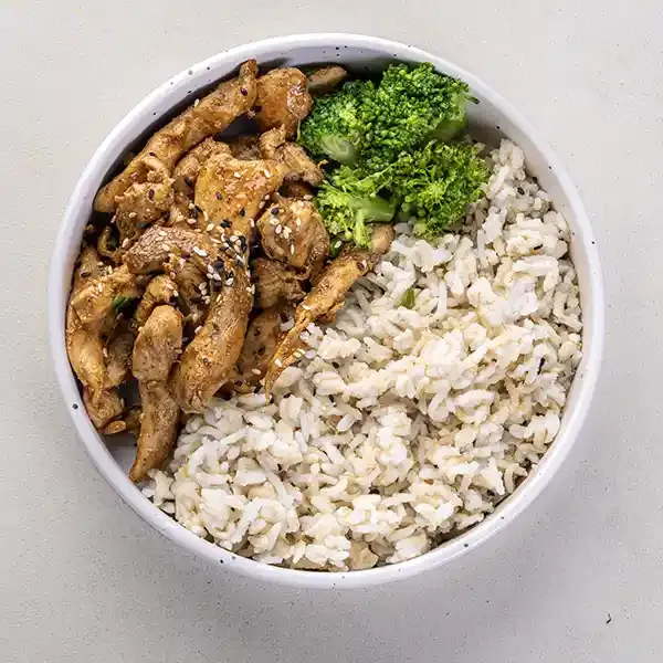 Japanese Chicken Teriyaki With Broccoli & Sticky Brown Rice