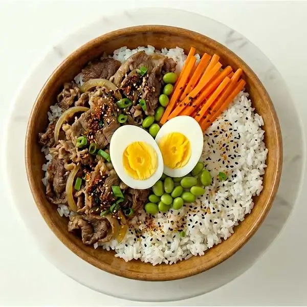 Japanese Gyudon Beef Rice Bowl