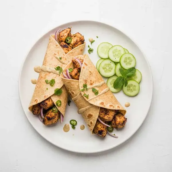 Kali Mirch Chicken Tikka Wrap