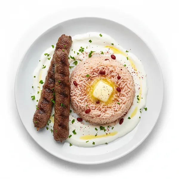 Koobideh Beef With Sumac Infused Rice