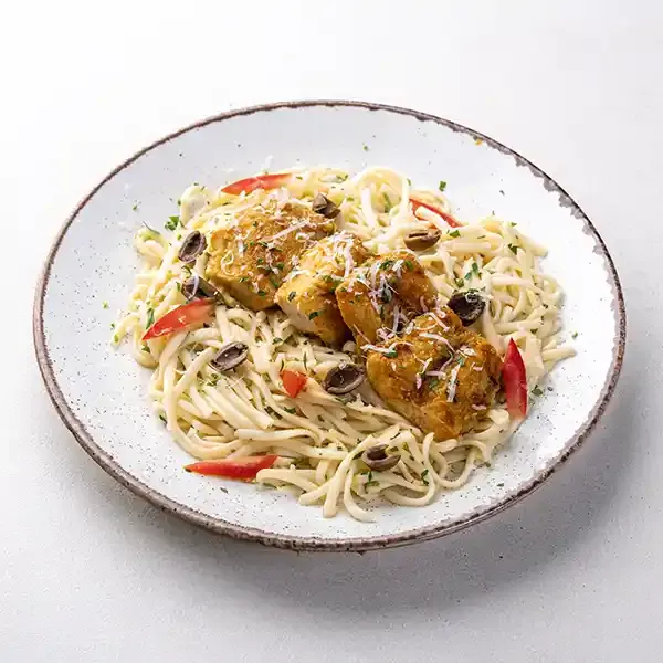 Mediterranean Fish With Linguine