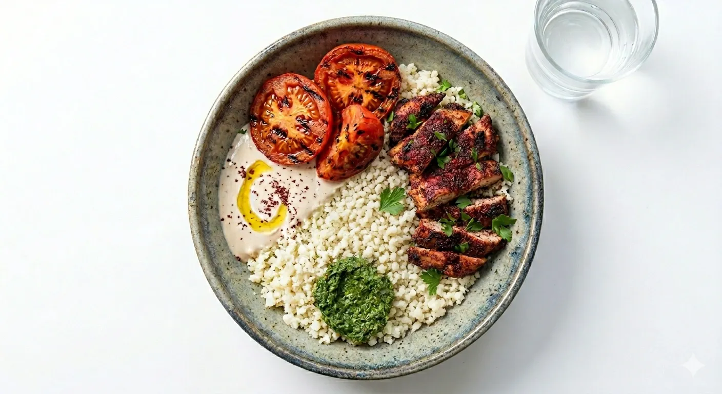 Middle Eastern Sumac Chicken Bowl