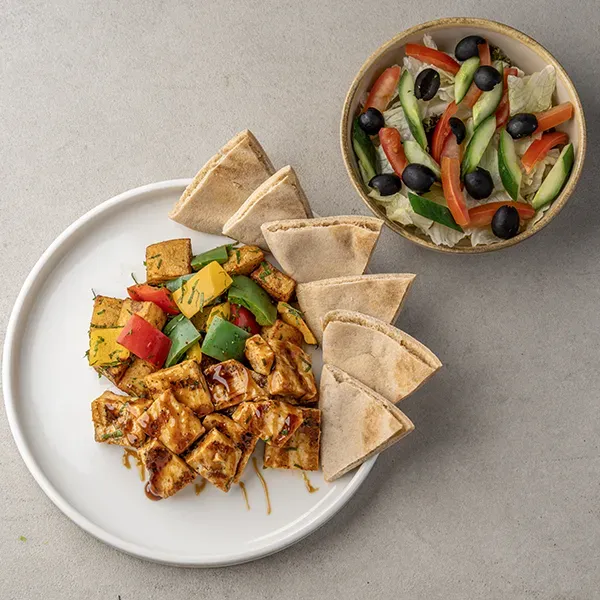 Grilled Omani Mishkak With Tangy Date-Tamarind Glaze & Toasted Pita