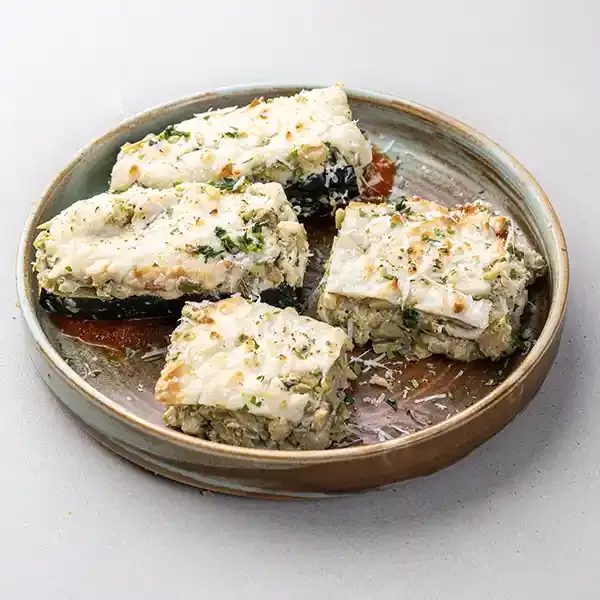 Roasted Zucchini Boats With Vegetable Au Gratin