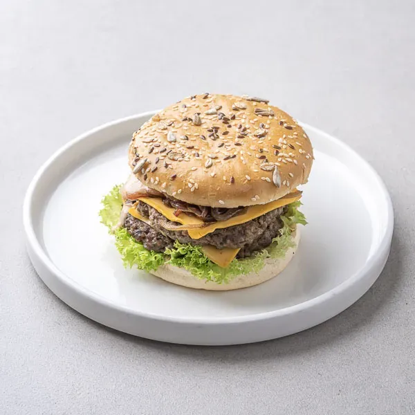Tavern Beef Burger With Caramelised Onion