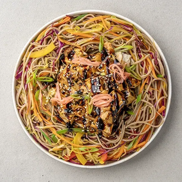 Teriyaki Tofu With Buckwheat Soba Noodles