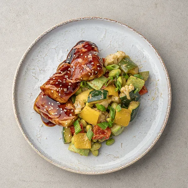 Teriyaki fish With Miso Vegetable