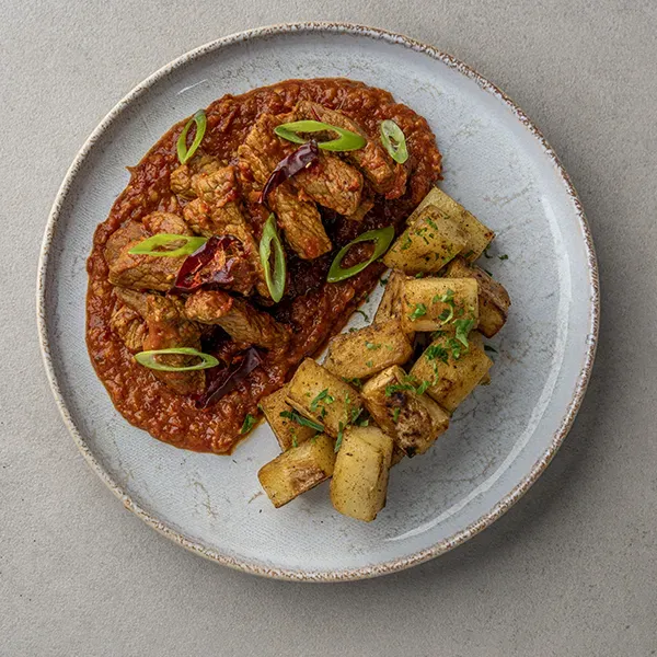 Thai Beef Massaman With Buttered Potatoes