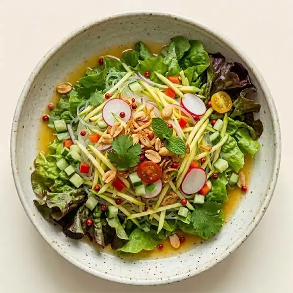 Thai Raw Mango Yum Woon Sen Salad