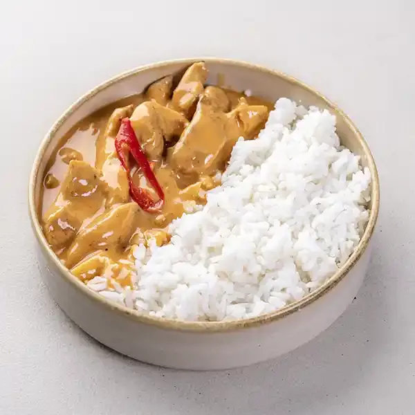 Thai Red Chicken Curry With Bamboo Shoots & Jasmine Rice