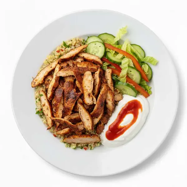 Turkish Spiced Chicken Doner Bowl