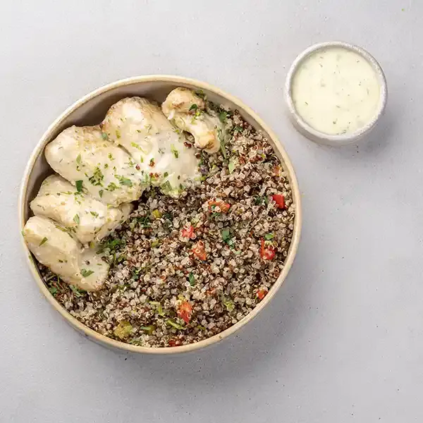 White Fish En Papillote With Herb Quinoa