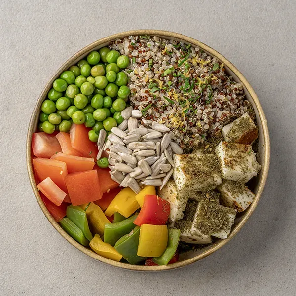 Zaatar Spiced Halloumi & Quinoa Power Bowl